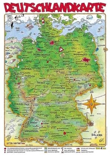 Deutschlandkarte von Flying Kiwi Media GmbH